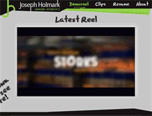 Tablet Screenshot of holmarkanimation.com